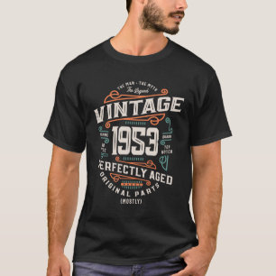 70 Years Old Vintage 1953 Man Myth Legend 70th  T-Shirt