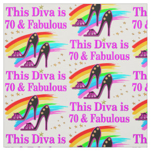 70 YR OLD SHOE QUEEN FABRIC