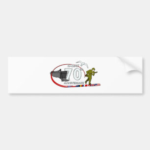 70ème anniversaire du Débarquement de Normandie Bumper Sticker