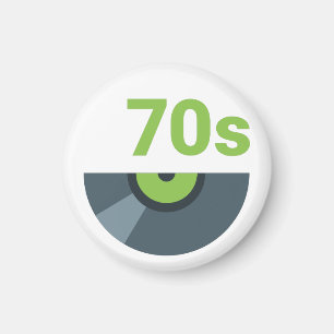 70s 1970's Rock Record Music Magnet
