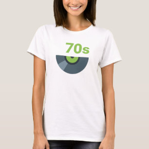 70s 1970's Rock Record Music T-Shirt