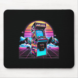70s 80s 90s Vintage Retro Arcade Video Game Old Sc Mouse Mat