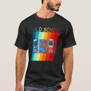 70s 80s 90s Vintage Retro Arcade Video Game Old Sc T-Shirt