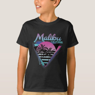 70s 80s In California City Malibu Surfing T-Shirt
