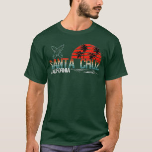 70s 80s in California City Santa Cruz Surfing  T-Shirt