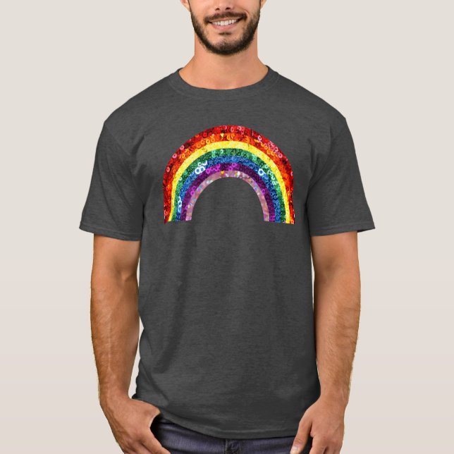 70s 80s Vibe Rainbow boy T-Shirt (Front)