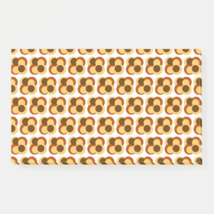 70s Abstract Geometric Circular Shapes Post-it Notes