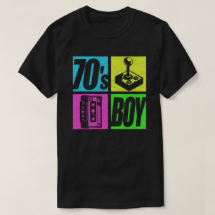 70s Boy 1970s Fashion 70 Theme Party Seventies T-Shirt
