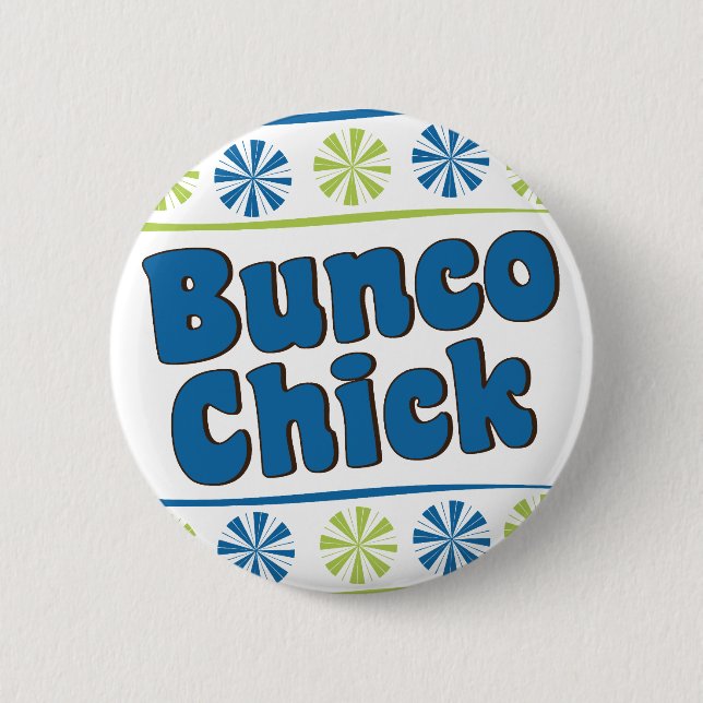 70's Bunco Chick 6 Cm Round Badge (Front)