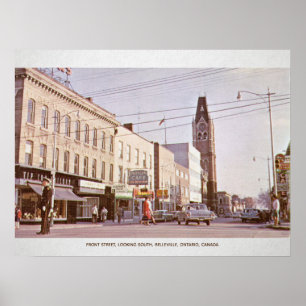 70s canada vintage travel postcard poster