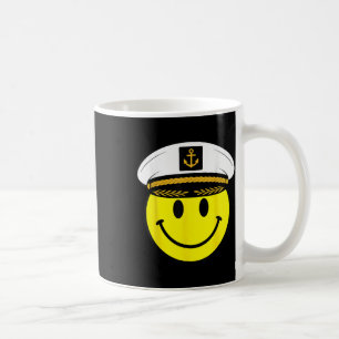 70s Captain Yellow Smile Face Smiling Happy Fun Ya Coffee Mug