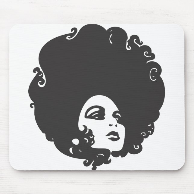 70s Chick Mouse Mat (Front)