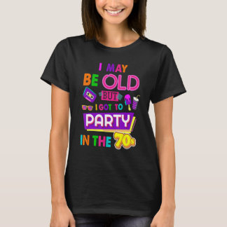 70s Design For Women Rave Outfit & 70s Festival Co T-Shirt