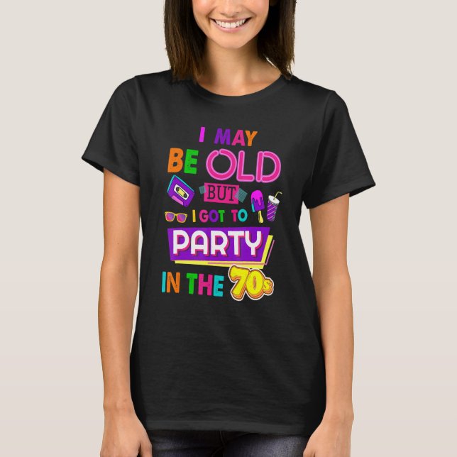 70s Design For Women Rave Outfit & 70s Festival Co T-Shirt (Front)