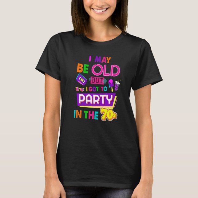 70s Design For Women Rave Outfit & 70s Festival Co T-Shirt (Front)