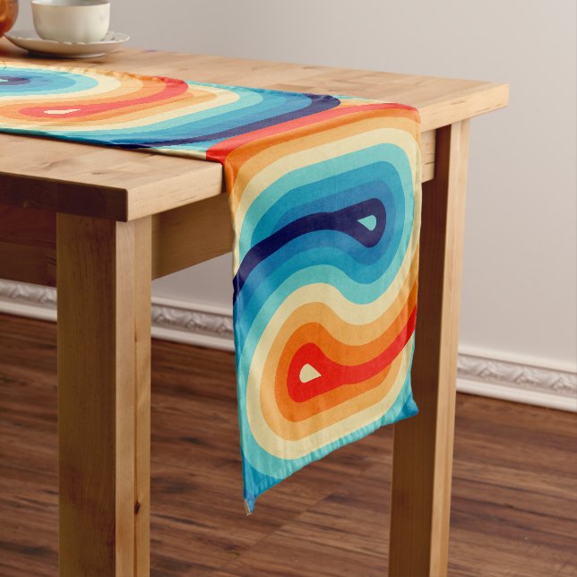 70s Double Wave Long Table Runner (In Situ)