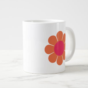 70's Flower Power Large Coffee Mug