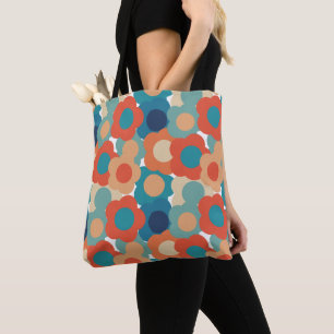 70s Flowers Tote Bag
