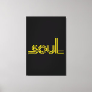 70s Funk Afro Soul Boogie Dance Love Train Canvas Print