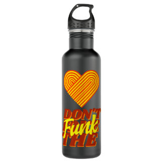 70's Funk Don't Fake The Funk Soul Retro Vintage P 710 Ml Water Bottle