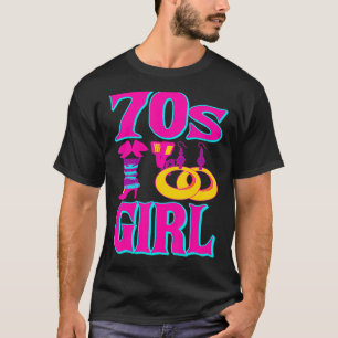 70s Girl Classic Costume Music Born In 1970 T-Shirt
