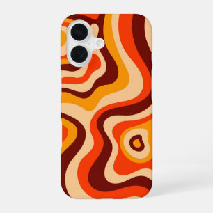 70s Groovy Wave Vibe iPhone 16 Case