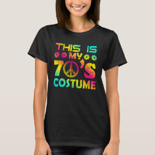 70s Halloween Costume 1970s Seven Music Disco T-Shirt