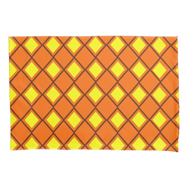70s Harlequin  Pillowcase (Front)
