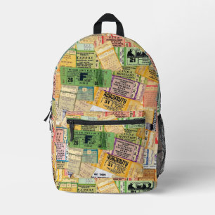 70s Music Concert Tickets Backpack