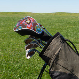 70s Psychedelic Pattern Retro Art Golf Head Cover