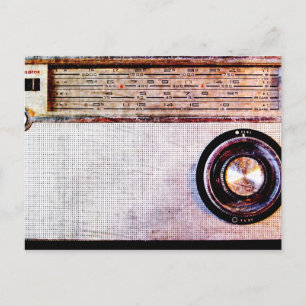 70's radio postcard