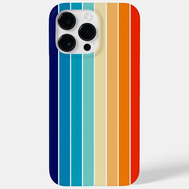70s Rainbow Stripes Case-Mate iPhone Case (Back)