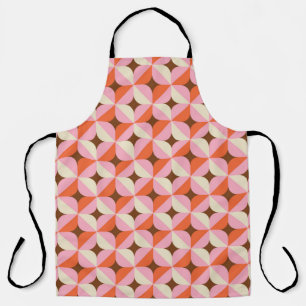 70s Retro Geometric Vintage Pattern Apron