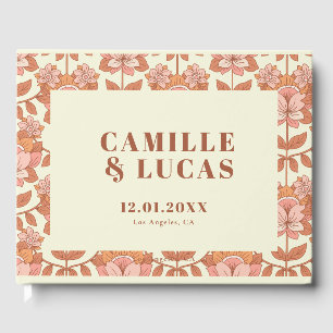 70s Retro Inspired Wedding Guest Book