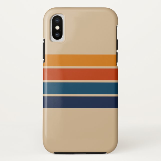 70s Retro iPhone XS Case (Back)