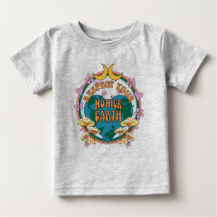 70's Retro Mother Earth Graphic Baby T-Shirt