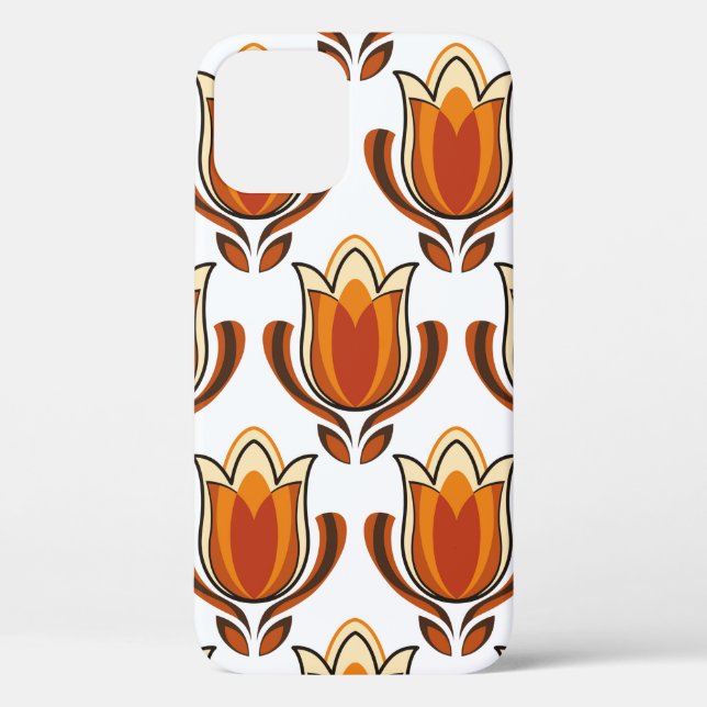 70's retro pattern material illustration70s,1970,p Case-Mate iPhone case (Back)