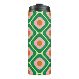 70's Retro Seamless Pattern. 60s and 70s Aesthetic Thermal Tumbler