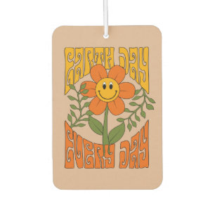 70's Retro Smiling Daisy Flower Car Air Freshener