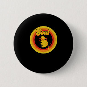 70s Retro Soul Music Gerne Soul Music 6 Cm Round Badge