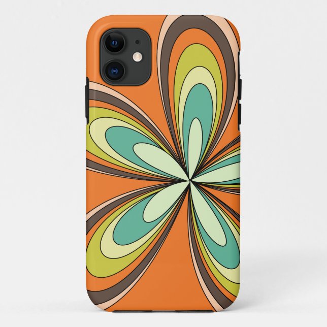 70's retro spring hippie flower power Case-Mate iPhone case (Back)