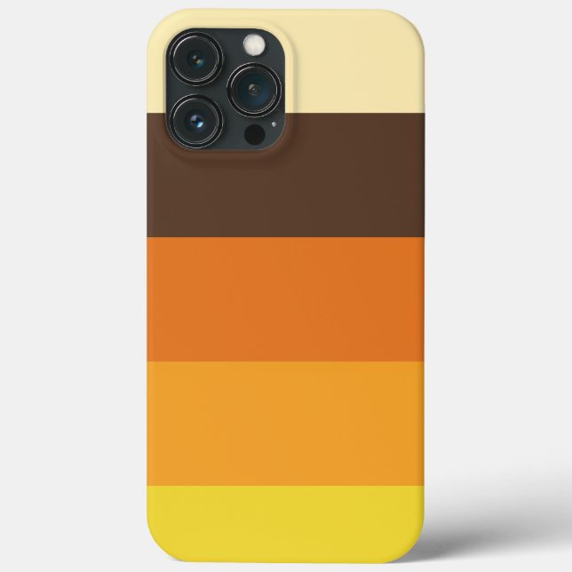 70s Retro Striped Colour Pattern Case-Mate iPhone Case (Back)