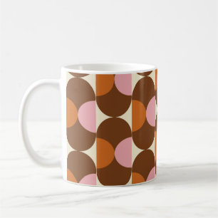 70s retro vintage pattern backgroundvintage, geome coffee mug