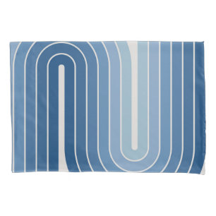 70s Retro Vintage Style Geometric Design Pillowcase