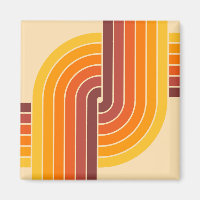 70s Retro Vintage Style Geometric Pattern