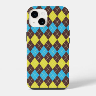 70s Scottish Tartan-Pattern iPhone 14 Case