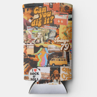 70s  seltzer can cooler