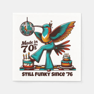 '70s Still Funky Since [Year] Birthday Napkins