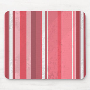 70s Stripes Pink Mouse Mat