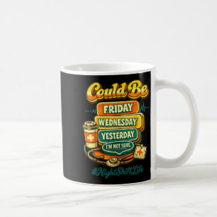 70s style funny nursing night shift life squad70s  coffee mug